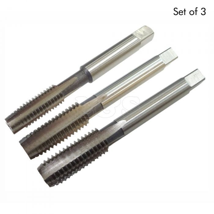 Fine Metric Tap, Size: M8 x 1.00, Taper/2nd/Plug Cuts - Set of 3