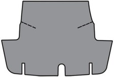 1968-1969 American Motors Javelin Foam Trunk Mat 1pc 1968-1969 American Motors Javelin Foam Trunk Mat 1pc