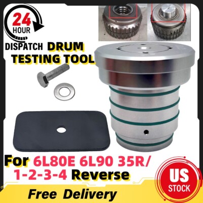 For 6L80E Transmission Reverse 35R/1-2-3-4 Drum Testing Tool Check Cracks/Leaks