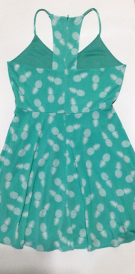 BO BEL Summer Dress Med Seafoam Green & White Pineapple Pattern gently used | eBay BO BEL Summer Dress Med Seafoam Green & White Pineapple Pattern gently used | eBay