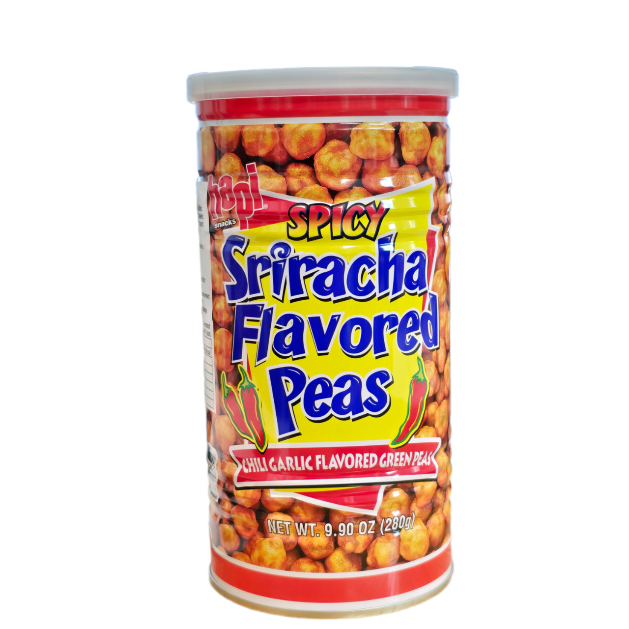 Green Peas Hapi Spicy Sriracha Peas Chili Garlic Coated Green Peas 280g