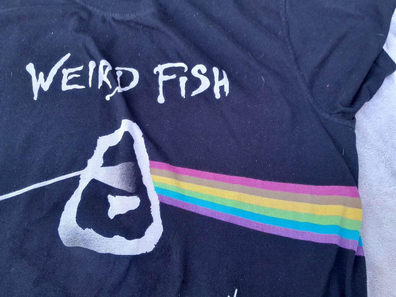 Men's Weird Fish T Shirt Carp Side Of The Moon Black 3xl Xxxl eBay