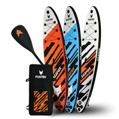 FUXTEC SUP-Board - Stand Up Paddle aufblasbar - bis 150 kg - inkl. Zubehör