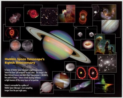 NASA Scientific Educational Astronomy Hubble Space Telescope Poster
