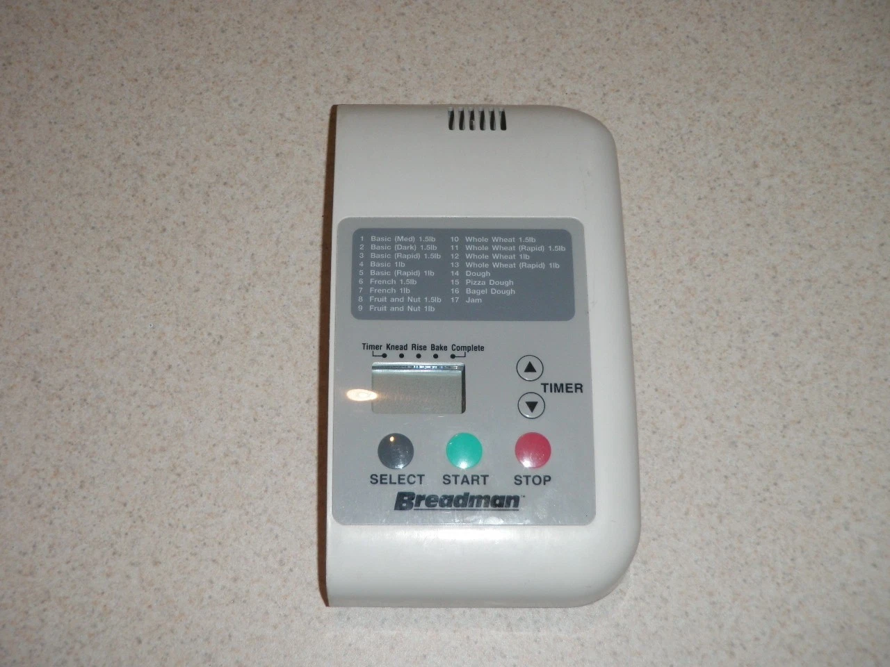 Breadman Bread Machine Control Panel with Power Control Board TR510 parts