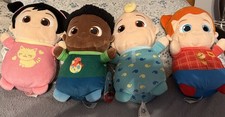Cocomelon Squishmallows Hugmees Cece JJ ,Nico Cody 10 Plush