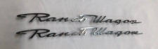 Nos Oem Ford 1963 Fairlane Ranch Wagon Quarter Panel Scripts Emblems Station