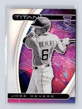 2021 Panini Chronicles Titan Holo #8 Jose Devers Miami Marlins