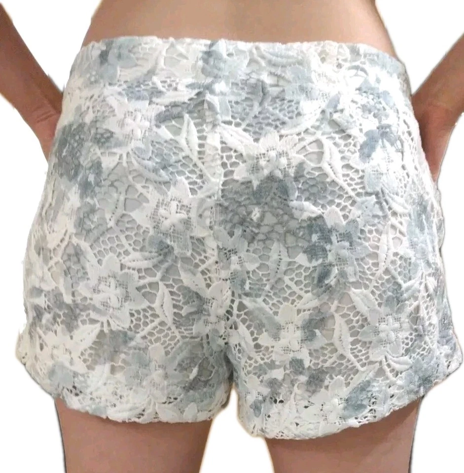 Joie шикарный и уникальный S/6 полностью с подкладкой кружева, синий и белый шорты - Изображение 3 из 4