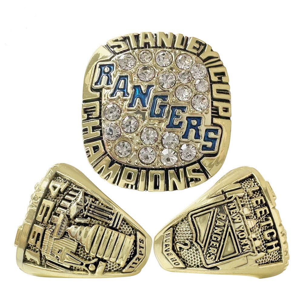 1994 New York Rangers Stanley Cup Ring / LEETCH Ring /NHL | eBay