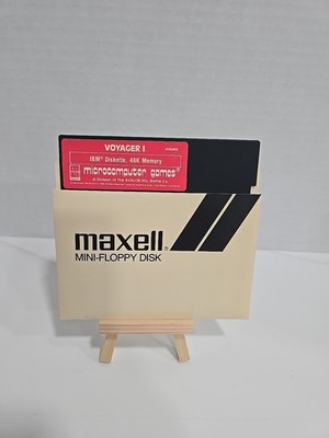   Vintage Avalon Hill PC Computer Game Voyager I IBM 5.25'' Floppy Disk RARE