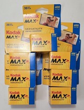 7 New Rolls Of Kodak Max Versatility 35mm Color Film 24 Exp. ISO 400. From 2002