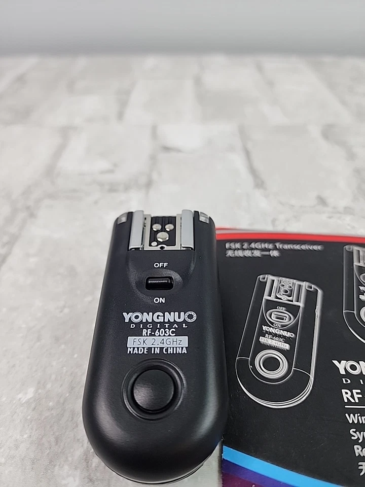 Yonguo Digital RF-603C Wireless Flash Trigger Remote Control Receiver - Image 3 of 4
