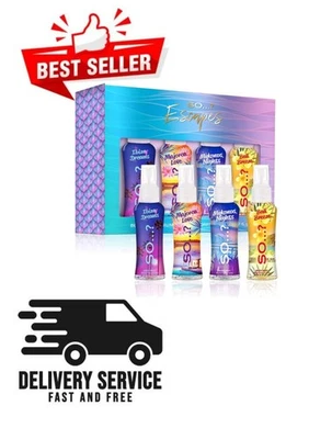 SO...? So.? Summer Escapes Body Mist 4x50ml Women Girls Gift Set, Fragrance Spray Set U