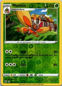 Mothim 011/172 Brilliant Stars Reverse Holo