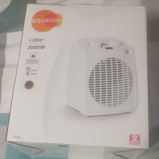 Equation Radiateur soufflant 2000 W portable thermostat mécanique blanc FH-16.