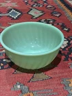 A vintage Fire-King Jadeite Swirl mixing bowl by Anchor Hocking