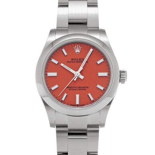 ROLEX Oyster Perpetual 31 277200 Coral red WATCH 731648