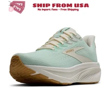 Brooks Women's Ghost 17 Honeydew/White Athletic Lace Up Shoes- Medium/B