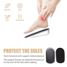 2Pcs Height Increase Insoles Heel Lifts for Shoes Inner Shoe Lifts Invisible