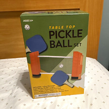 Table Top Pickle Ball Set, Retractable Net
