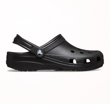 Crocs Classic Clog Black Men's Lightweight Slip Resistant Sandal