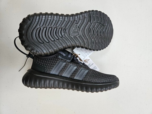 Adidas Kids Kaptir 4.0 K Trainers Black UK 12 – Cloudfoam – Ex Display