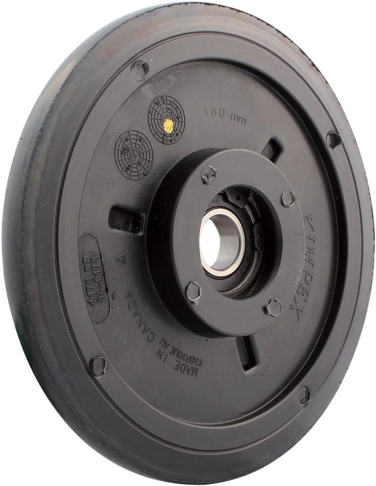 Rueda loca KIMPEX 298953 con cojinete 6004-2RS - negra - grupo 13 - 178 mm OD Foto 2 de 2