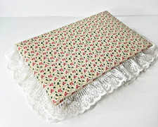 Vintage Floral Lace Trimmed Photo Album With Flower Print Cover 48 Pages