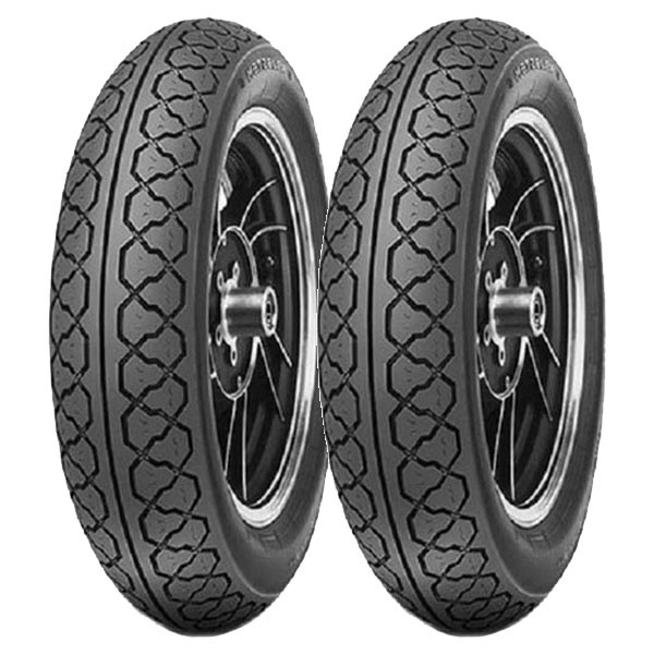 TYRE PAIR METZELER 110/90-16 59S + 130/90-15 66S PERFECT ME 77