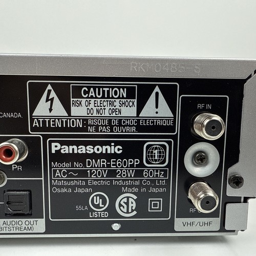 Panasonic DMR-E60PP DVD Recorder Player DVD-R w/ EUR762KG0 Remote & Av TESTED - Picture 14 of 20