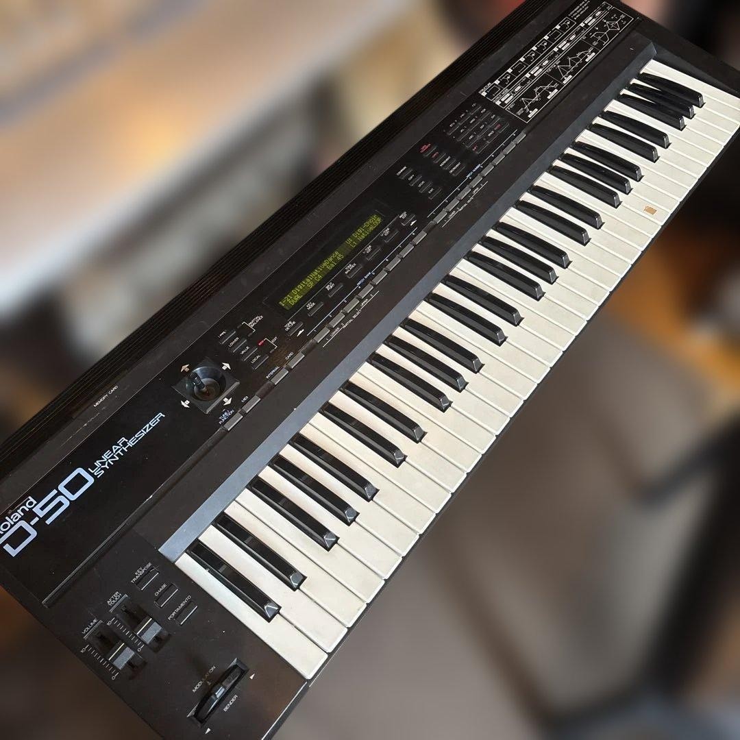 Roland D-50 Linear Synthesizer 61-Key Vintage Digital Keyboard