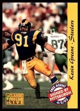 Kevin Greene 1993 Pro Line Live #228 Steelers NFL READ FREE SHIP AutographDen