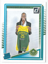 2025 Donruss WNBA Rated Rookie #89 Dominique Malonga RC Seattle Storm