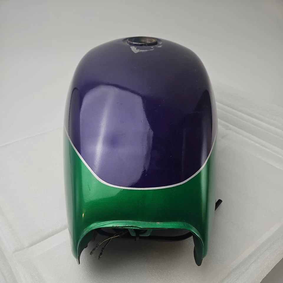 Suzuki GS550E 1980 tanque de gasolina pintura personalizada interior recubierto de epoxi Foto 4 de 4