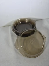 PYREX AMBER BROWN MIXING 6' BOWL Quantity 7   Very Nice !