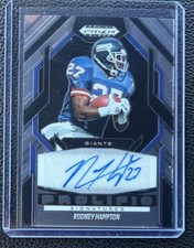 2025 Panini Prizm Black~ Prolific Signatures AUTO Rodney Hampton~Giants #PS-RHN