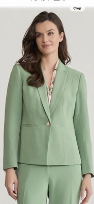 KASPER BLAZER/SIZE 6/NEW WITH TAG/RETAIL$119/LINED/GREEN /BLOUSE NOT INCLUDE