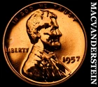 1957 Lincoln Wheat Cent- Choice Gem Proof Luster No Reserve #i9924
