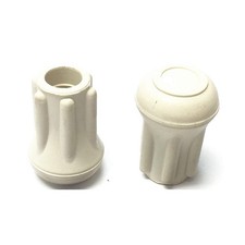 GRAINGER APPROVED LTB 15W Furniture Protective Leg Tips,3/8 in Dia 16ZM70