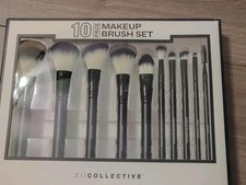 XII Collective 10 Piece Makeup Brush, NEW,