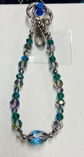 Beaded Keychain, Phone Charm, Bag Charm, Purse Charm, Bag Clip
