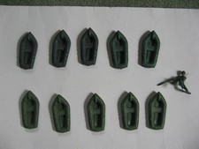 10 MARX RAFTS  1 PADDLING SOLDIER--NAVARONE  OTHERS -- 11.95 SHIPPING