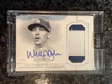 Walker Buehler 2020 Topps Dynasty Dynastic Decoration Patch Auto DAP-WB3 #1/5