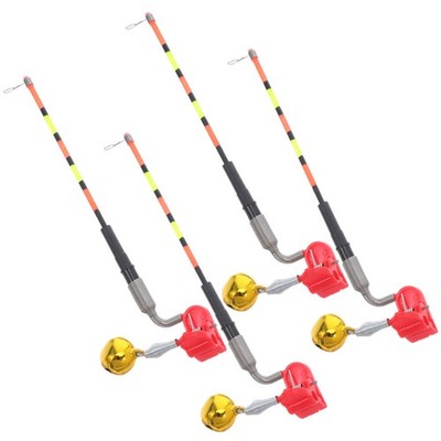 4pcs Fishing Bite Alarm Indicators With Led Light For Bank And Ice Fishing