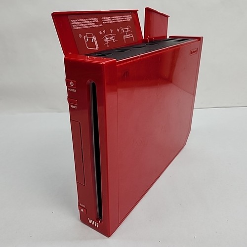 RED Nintendo Wii Console ONLY - Special Limited Edition - TESTED! SEE PHOTOS!