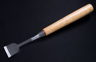 Japanisches Tsuki-Nomi 30 mm   280 mm   130 g   Paring Chisel   Handgeschmiedet