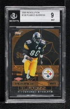 2000 Pacific Revolution 40/300 Plaxico Burress #138 BGS 9 MINT Rookie RC n8a