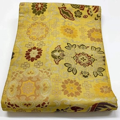 7375# Japanischer antiker Nagoya Obi Gürtel Kimono Stoff Seide traditionelle ...