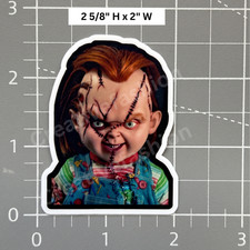 NEW Chucky Horror Vinyl Sticker 88